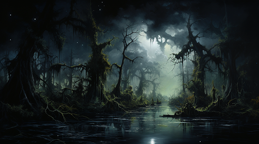 Calm Night In The Swamp